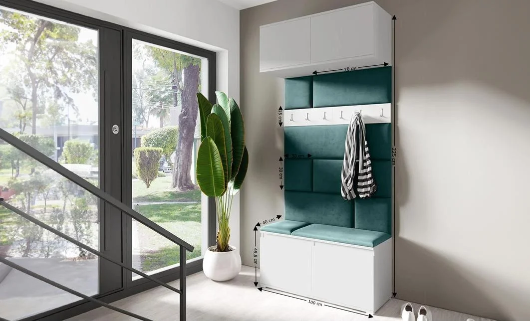 Cuier Hol Max 23, Alb/ Verde - Trinity 28 1