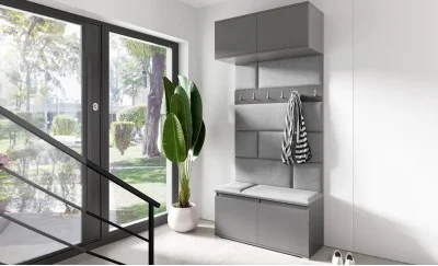 Cuier Hol Max 23, Grafit/ Gri - Trinity 14
