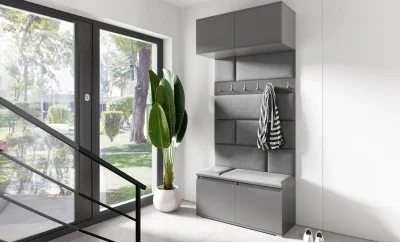 Cuier Hol Max 23, Grafit/ Gri - Trinity 15