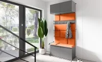 Cuier Hol Max 23, Grafit/ Portocaliu - Trinity 25 1