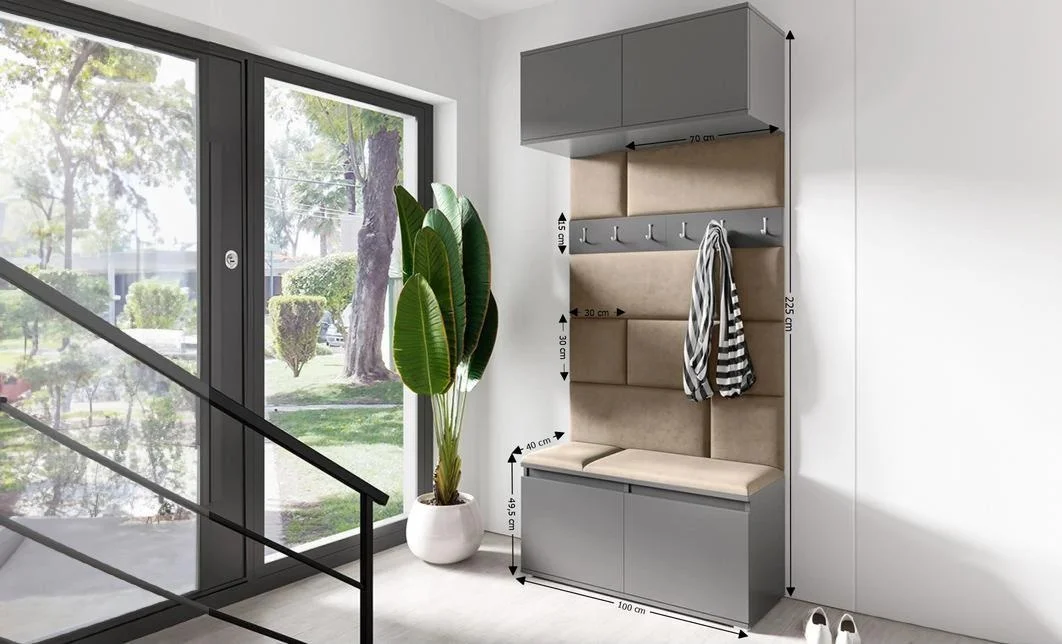 Cuier Hol Max 23, Grafit/ Bej - Trinity 4 1