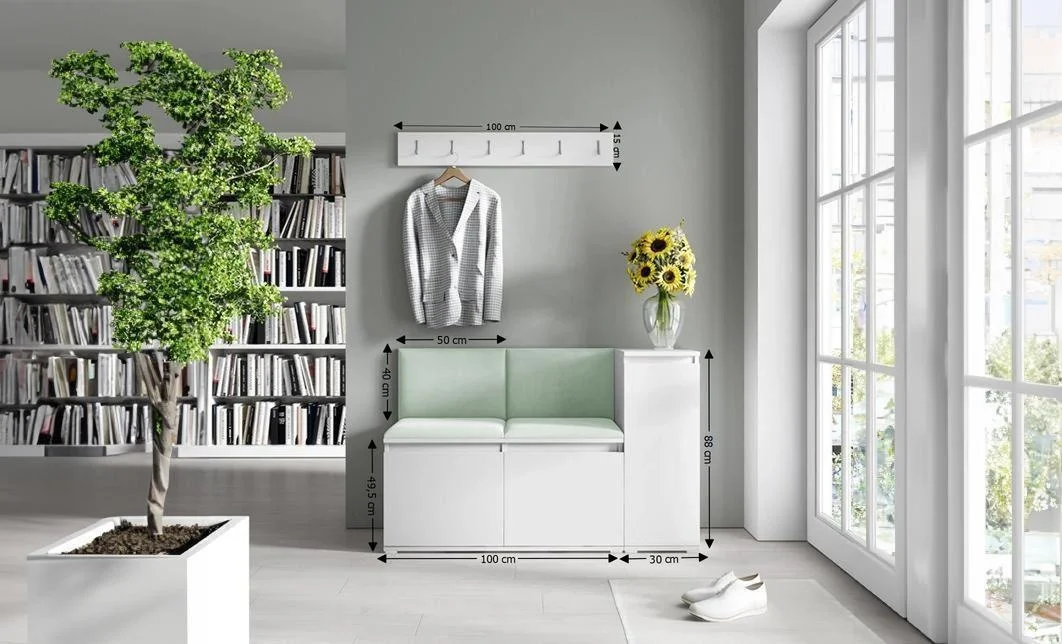 Cuier Hol Max 25, Alb/ Verde - Trinity 21 1