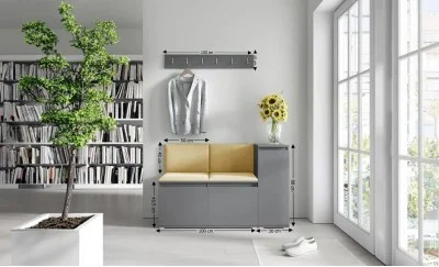 Cuier Hol Max 25, Grafit/ Galben - Trinity 18
