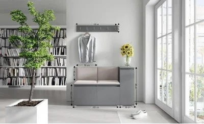 Cuier Hol Max 25, Grafit/ Bej - Trinity 2
