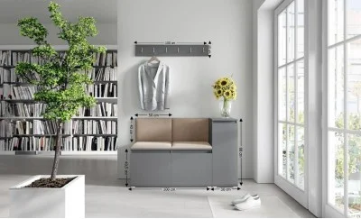 Cuier Hol Max 25, Grafit/ Bej - Trinity 4