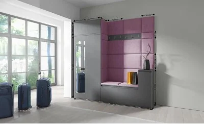 Cuier Hol Max 26, Grafit/ Mov - Trinity 11