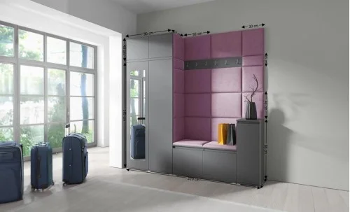 Cuier Hol Max 26, Grafit/ Mov - Trinity 11