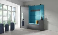 Cuier Hol Max 26, Grafit/ Albastru - Trinity 13