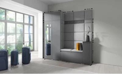 Cuier Hol Max 26, Grafit/ Gri - Trinity 14
