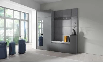Cuier Hol Max 26, Grafit/ Gri - Trinity 15