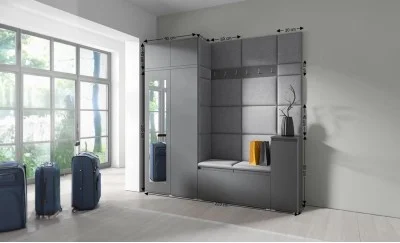 Cuier Hol Max 26, Grafit/ Gri - Trinity 15