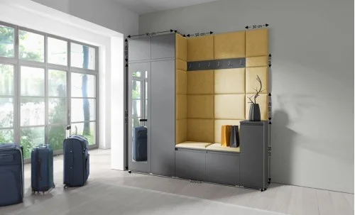 Cuier Hol Max 26, Grafit/ Galben - Trinity 18