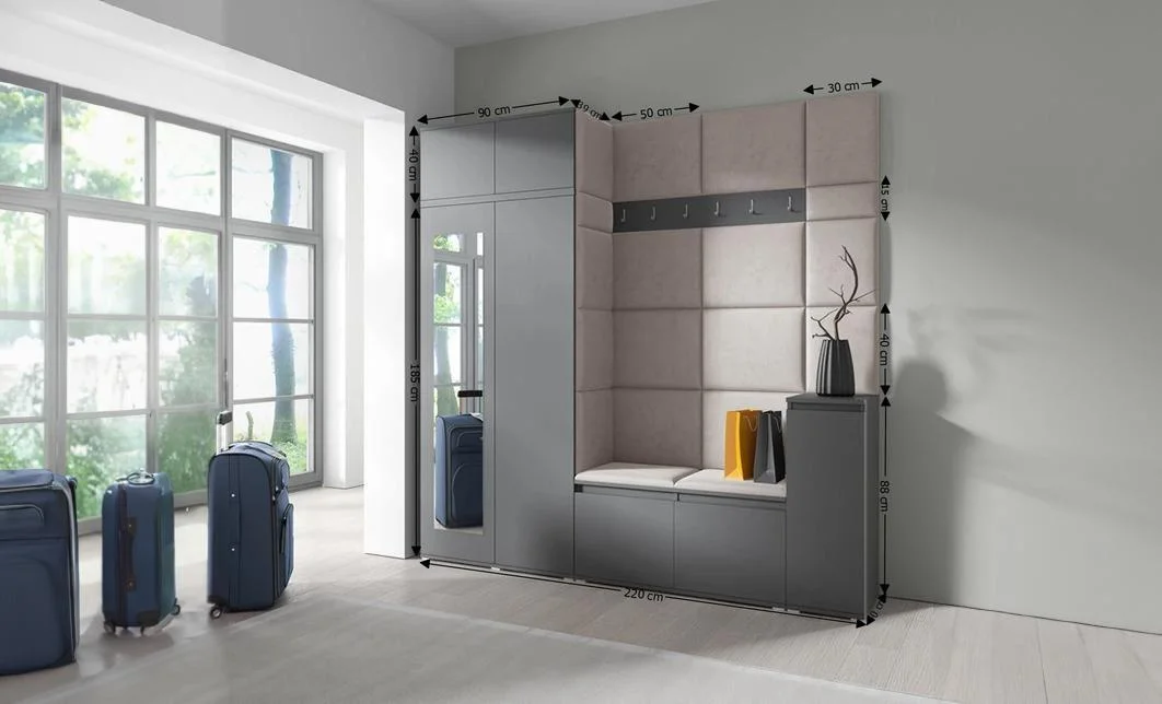 Cuier Hol Max 26, Grafit/ Bej - Trinity 2 1
