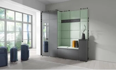 Cuier Hol Max 26, Grafit/ Verde - Trinity 21