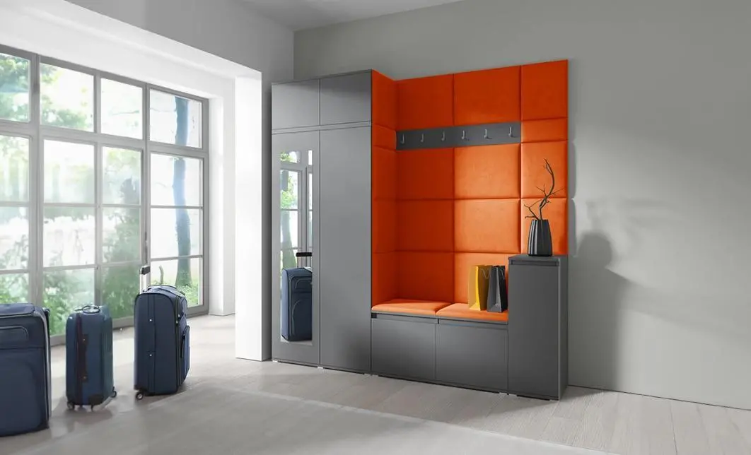 Cuier Hol Max 26, Grafit/ Portocaliu - Trinity 25