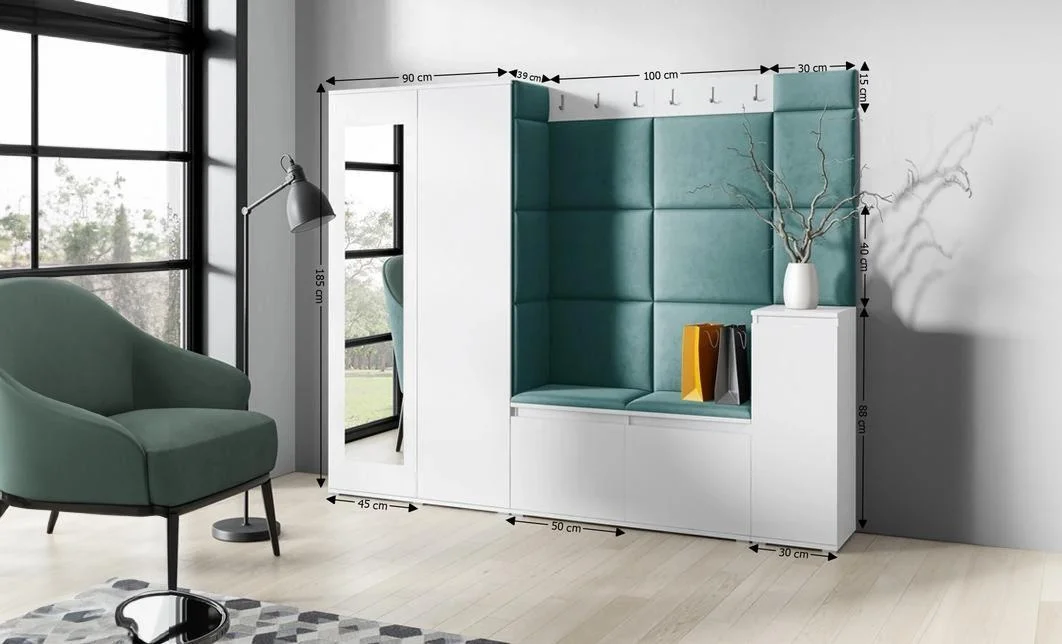 Cuier Hol Max 27, Alb/ Verde - Trinity 28 1