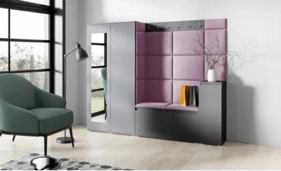 Cuier Hol Max 27, Grafit/ Mov - Trinity 11