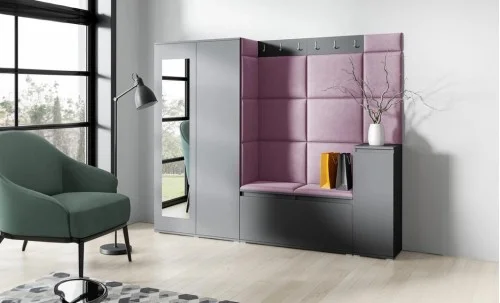 Cuier Hol Max 27, Grafit/ Mov - Trinity 11