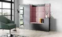 Cuier Hol Max 27, Grafit/ Roz - Trinity 23 1