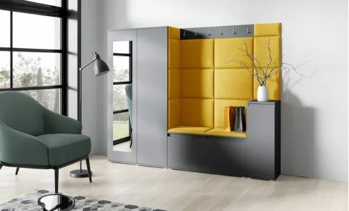 Cuier Hol Max 27, Grafit/ Portocaliu - Trinity 26