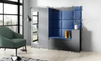 Cuier Hol Max 27, Grafit/ Albastru - Trinity 31 1