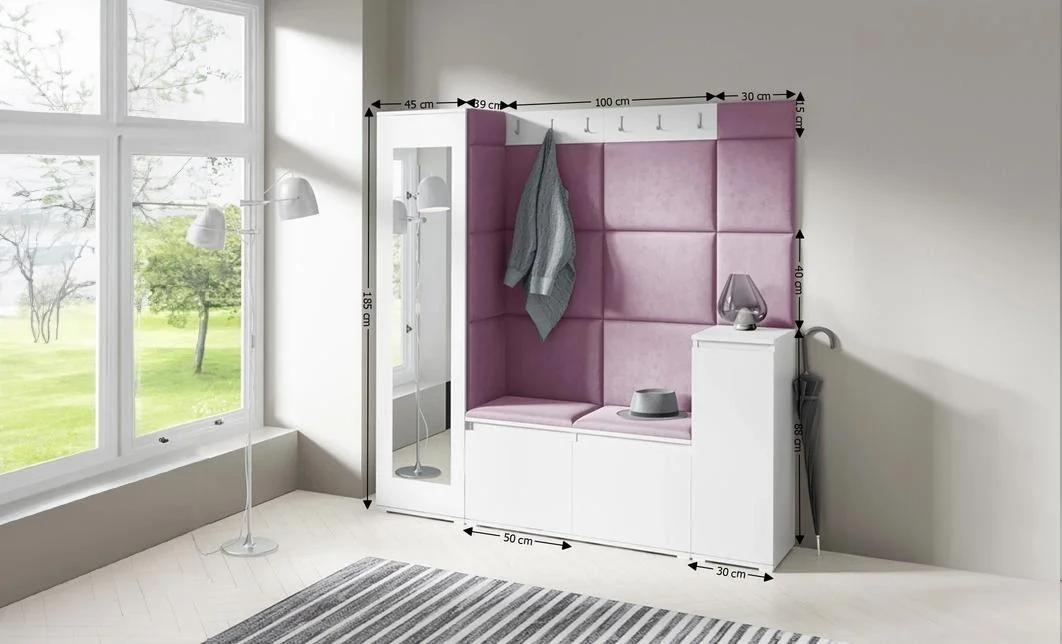 Cuier Hol Max 28, Alb/ Mov - Trinity 11 1