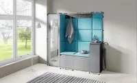 Cuier Hol Max 28, Grafit/ Albastru - Trinity 13