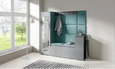 Cuier Hol Max 28, Grafit/ Verde - Trinity 28