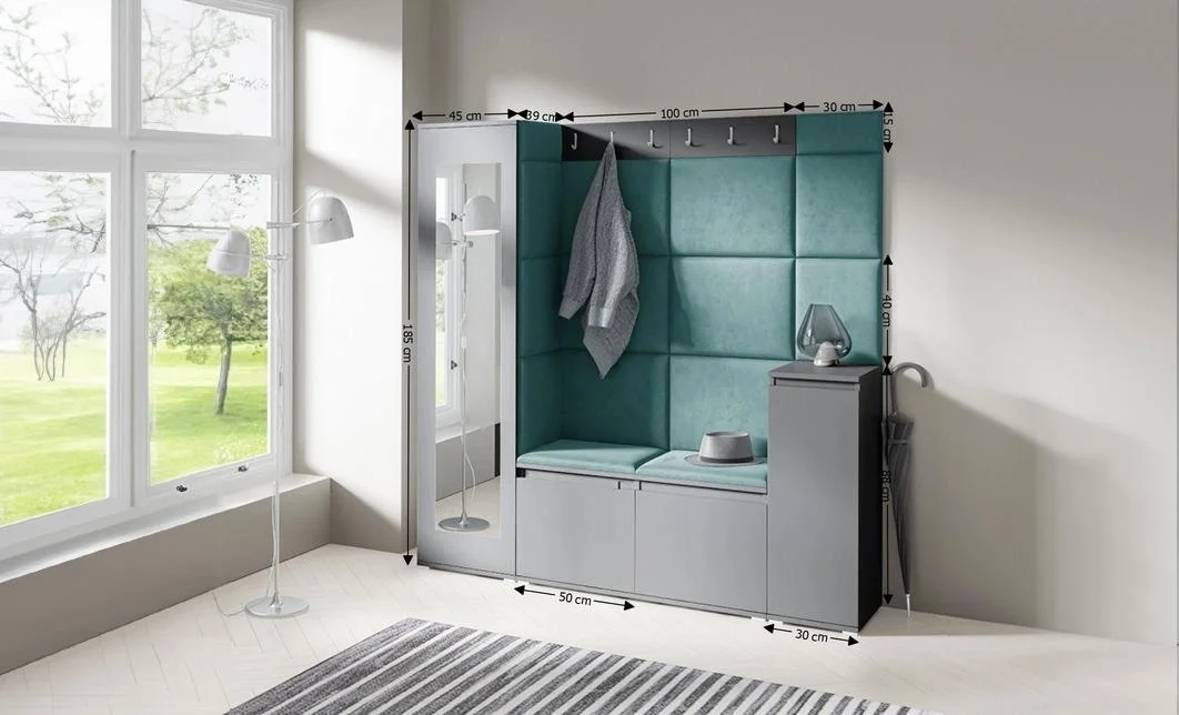 Cuier Hol Max 28, Grafit/ Verde - Trinity 28 1
