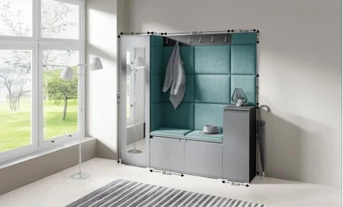 Cuier Hol Max 28, Grafit/ Verde - Trinity 28