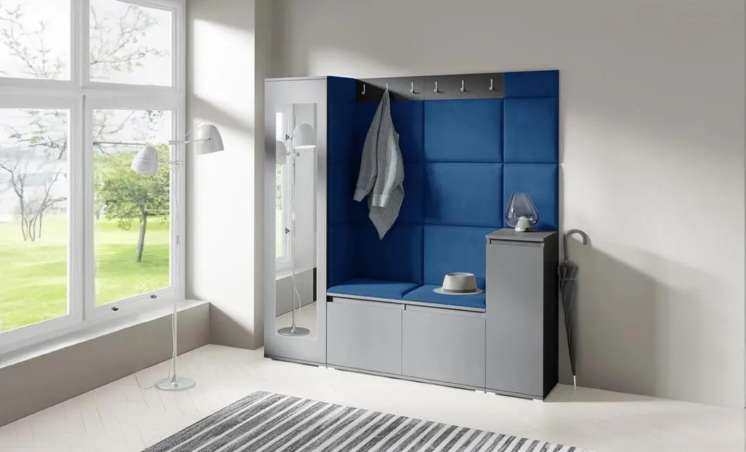 Cuier Hol Max 28, Grafit/ Albastru - Trinity 31