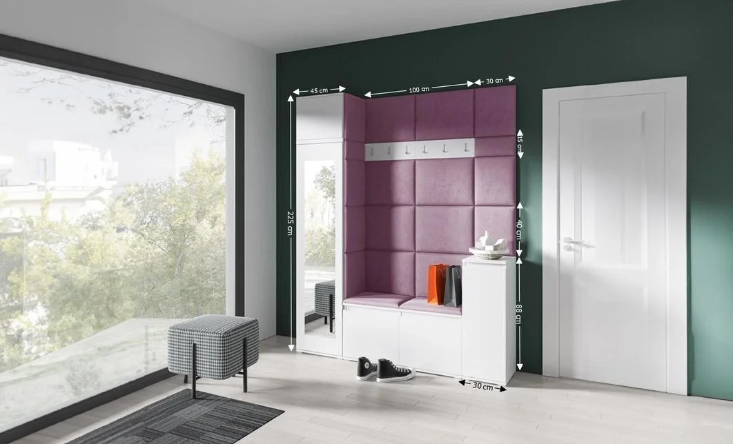 Cuier Hol Max 29, Alb/Mov - Trinity 11 1