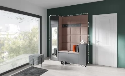 Cuier Hol Max 29, Grafit/Maro - Trinity 7