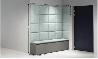 Cuier Hol Max 3, Grafit/ Verde - Trinity 21