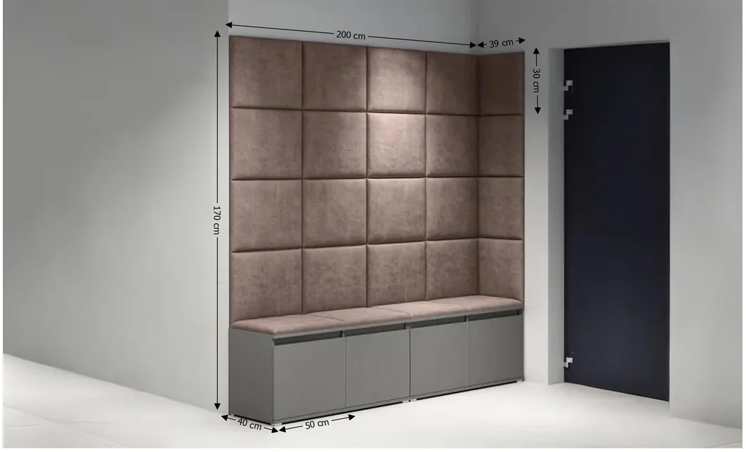 Cuier Hol Max 3, Grafit/ Maro - Trinity 6 1