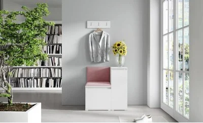 Cuier Hol Max 30, Alb/ Roz - Trinity 23