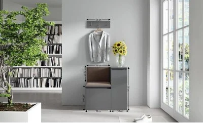 Cuier Hol Max 30, Grafit/ Maro - Trinity 8