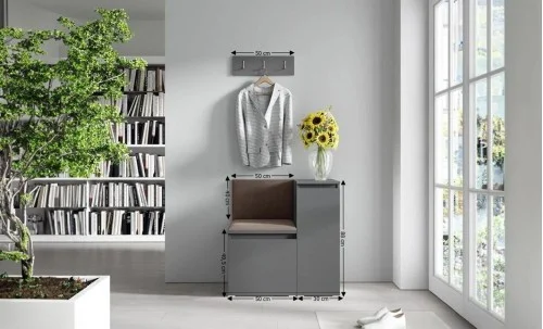 Cuier Hol Max 30, Grafit/ Maro - Trinity 8