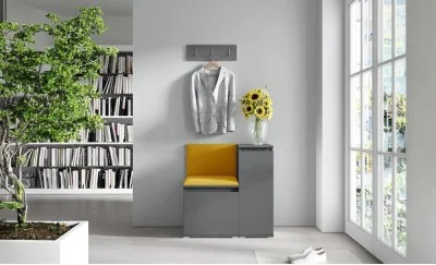 Cuier Hol Max 30, Grafit/ Portocaliu - Trinity 26