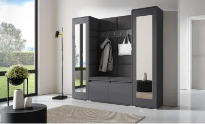 Cuier Hol Max 31, Grafit/ Gri - Trinity 15