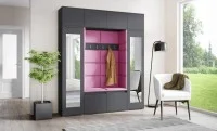 Cuier Hol Max 32, Grafit/Roz - Trinity 10