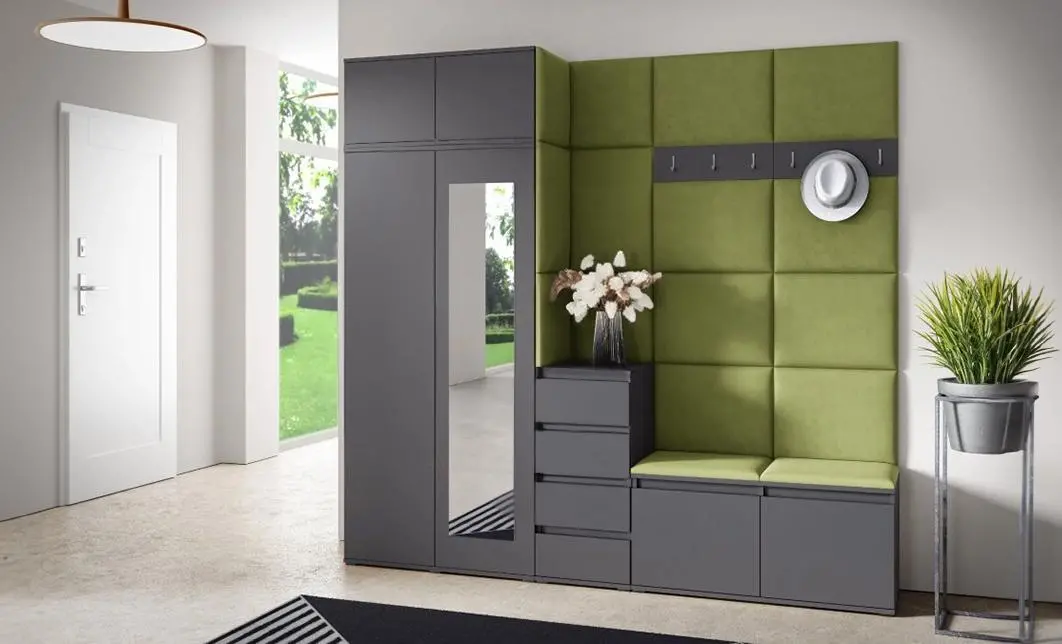 Cuier Hol Max 33, Grafit/Verde - Trinity 12