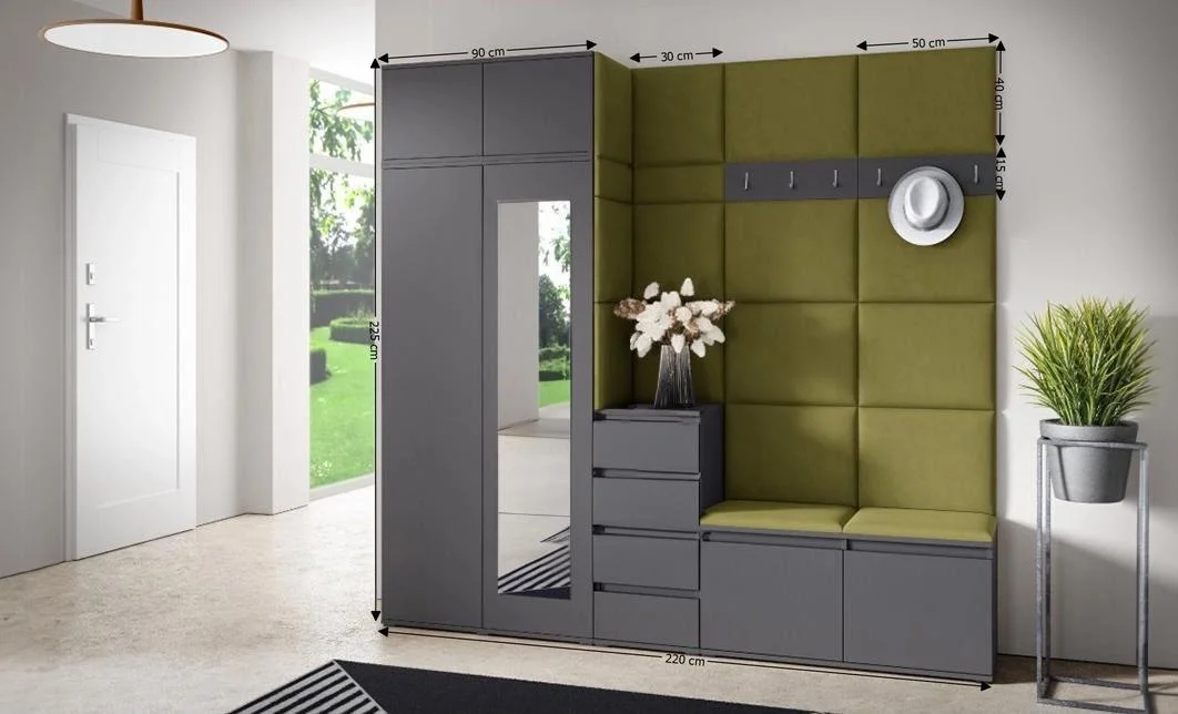 Cuier Hol Max 33, Grafit/Verde - Trinity 27 1