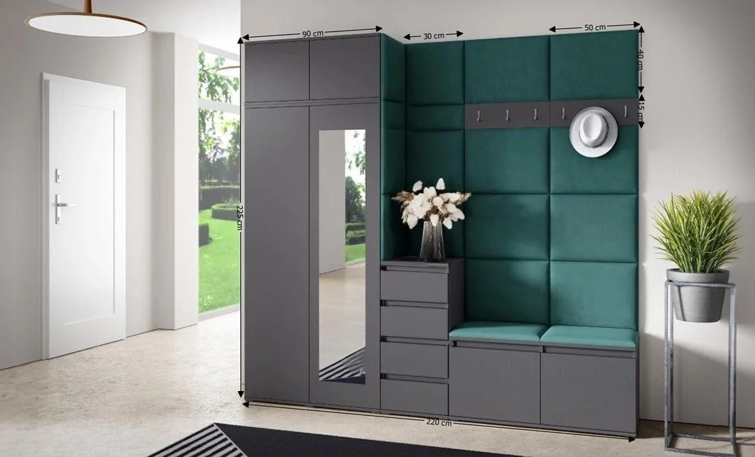 Cuier Hol Max 33, Grafit/Verde - Trinity 28 1