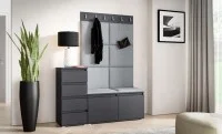 Cuier Hol Max 34, Grafit/Gri - Trinity 14