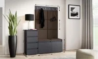 Cuier Hol Max 34, Grafit/Maro - Trinity 8