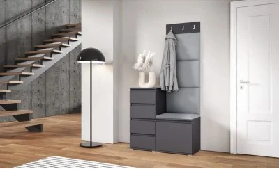 Cuier Hol Max 35, Grafit/Gri - Trinity 14