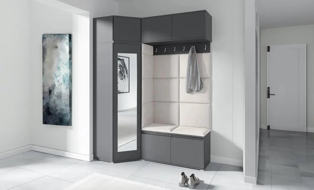 Cuier Hol Max 38, Grafit/Crem - Trinity 1