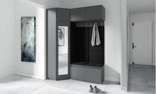 Cuier Hol Max 38, Grafit/Negru - Trinity 16