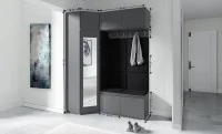 Cuier Hol Max 38, Grafit/Negru - Trinity 16